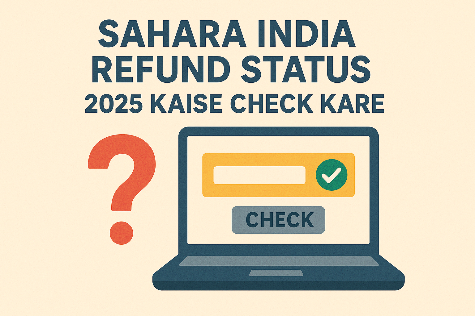 Sahara India Refund Status 2025 Kaise Check Kare
