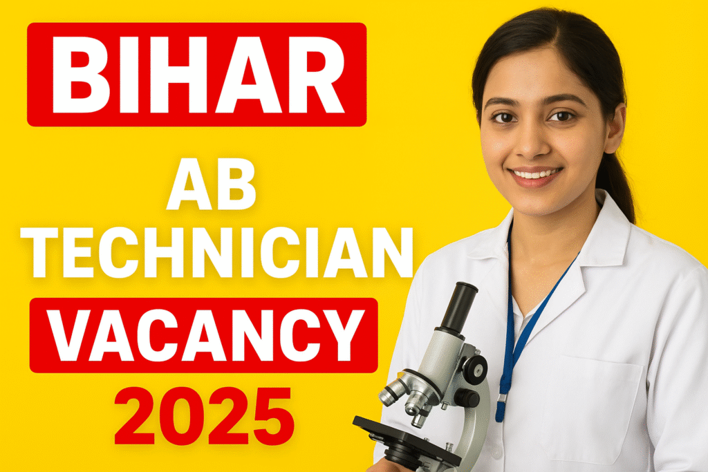 Bihar Lab Technician Vacancy 2025