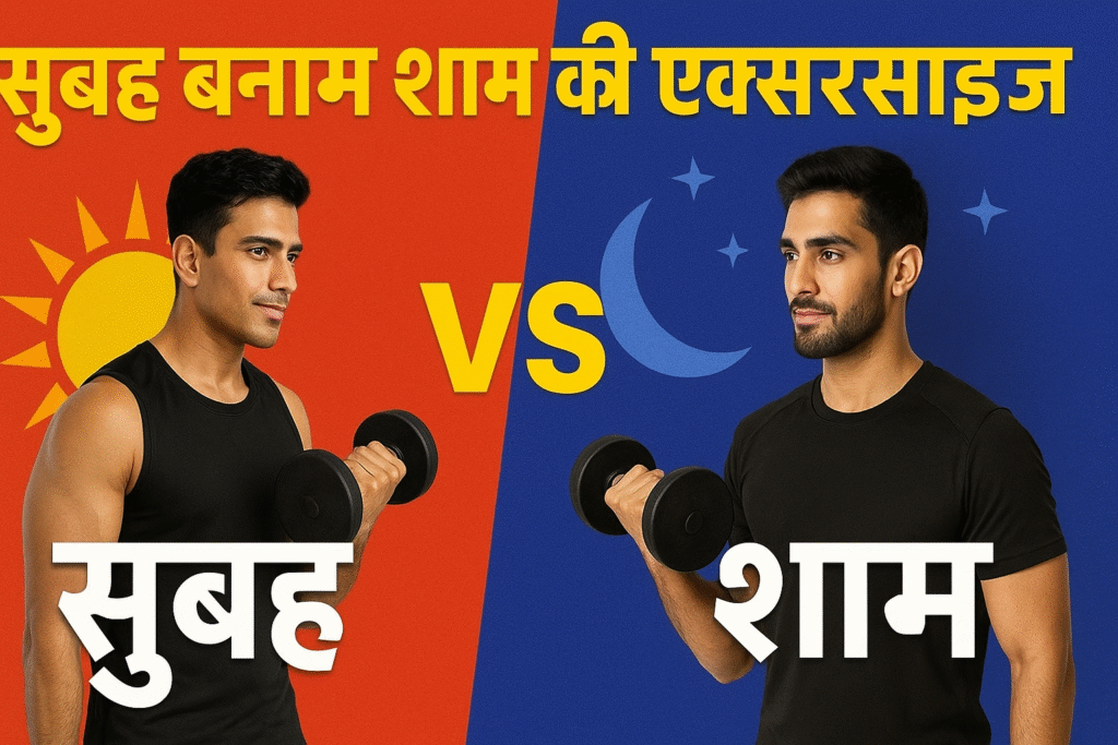 सुबह बनाम शाम की एक्सरसाइज – कौन बेहतर है?