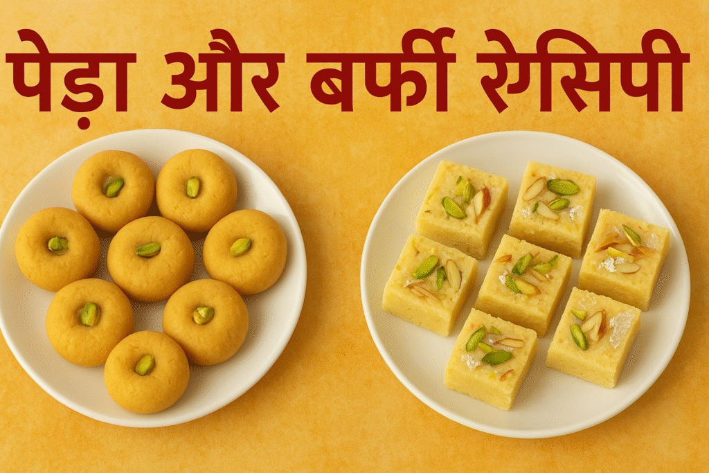 पेड़ा और बर्फ़ी बनाने की रेसिपी